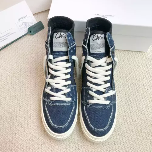 Replica Off-White High Tops Shoes For Men #1319166 $112.00 USD for Wholesale