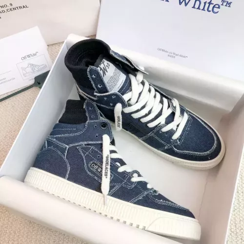 Replica Off-White High Tops Shoes For Men #1319166 $112.00 USD for Wholesale
