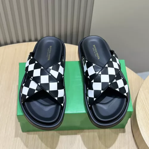 Replica Bottega Veneta BV Slippers For Men #1319436 $60.00 USD for Wholesale