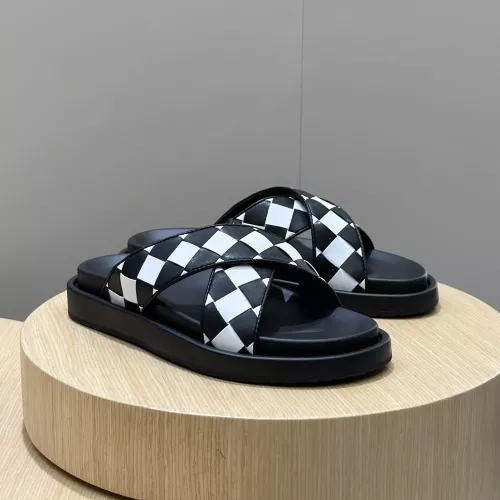 Replica Bottega Veneta BV Slippers For Men #1319436 $60.00 USD for Wholesale