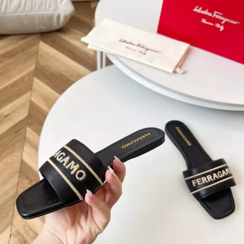 Replica Salvatore Ferragamo Slippers For Women #1319620 $82.00 USD for Wholesale