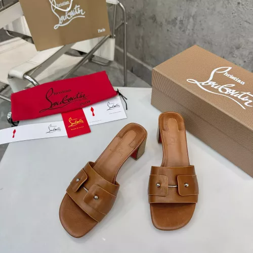 Replica Christian Louboutin CL Slippers For Women #1319701 $96.00 USD for Wholesale