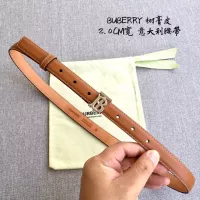 $48.00 USD Burberry AAA Quality Belts In 2.0cm For Women #1312723