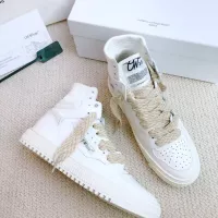 $112.00 USD Off-White High Tops Shoes For Women #1319152