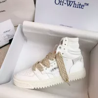$112.00 USD Off-White High Tops Shoes For Women #1319152
