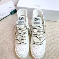 $112.00 USD Off-White High Tops Shoes For Men #1319155