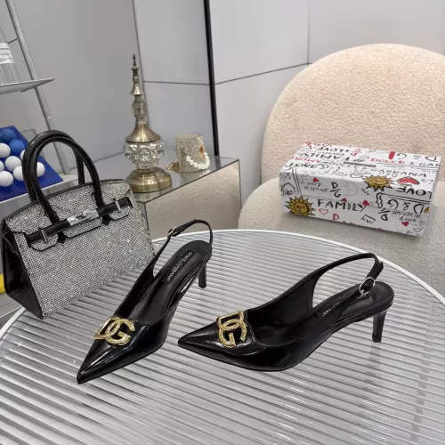 Replica Dolce & Gabbana D&G Slippers For Women #1320524 $88.00 USD for Wholesale