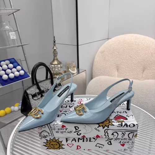 Replica Dolce & Gabbana D&G Slippers For Women #1320525 $88.00 USD for Wholesale