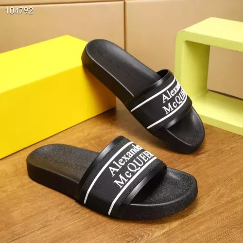 Replica Alexander McQueen Slippers For Men #1320654 $68.00 USD for Wholesale