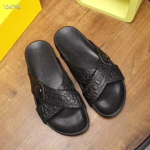 Replica Alexander McQueen Slippers For Men #1320656 $68.00 USD for Wholesale