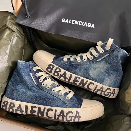 Replica Balenciaga High Tops Shoes For Men #1320686 $92.00 USD for Wholesale
