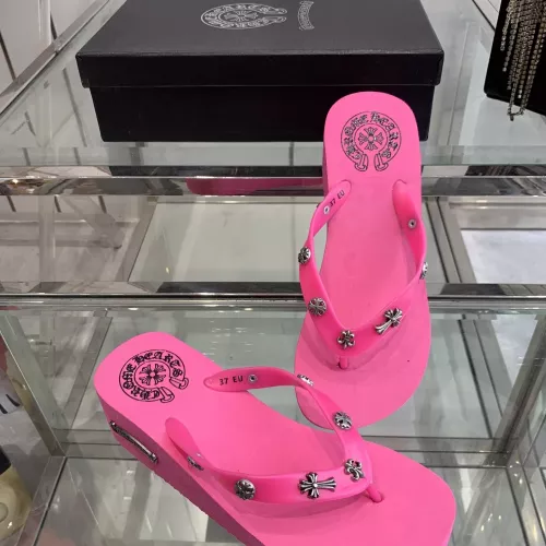 Replica Chrome Hearts Slippers For Women #1320690 $64.00 USD for Wholesale