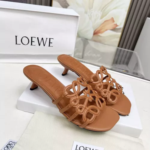 Replica LOEWE Slippers For Women #1320695 $85.00 USD for Wholesale