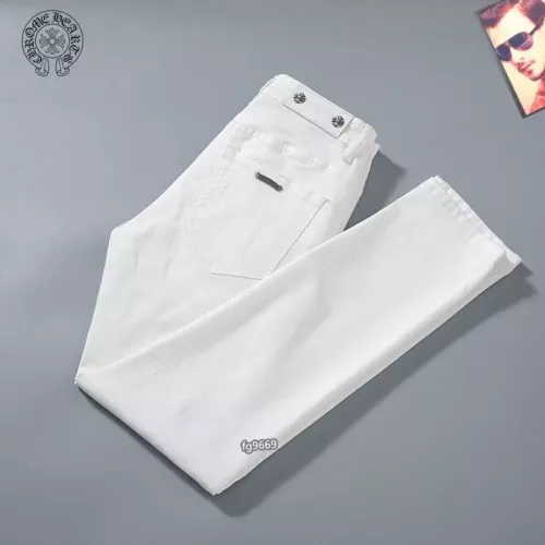 Replica Chrome Hearts Jeans For Men #1321296 $42.00 USD for Wholesale
