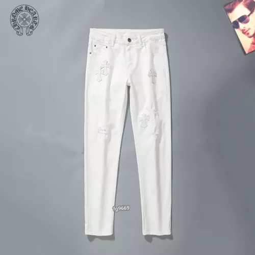Replica Chrome Hearts Jeans For Men #1321296 $42.00 USD for Wholesale