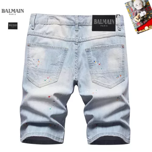 Replica Balmain Jeans For Men #1321329 $42.00 USD for Wholesale