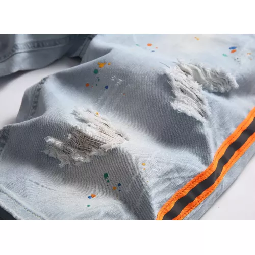 Replica Balmain Jeans For Men #1321329 $42.00 USD for Wholesale