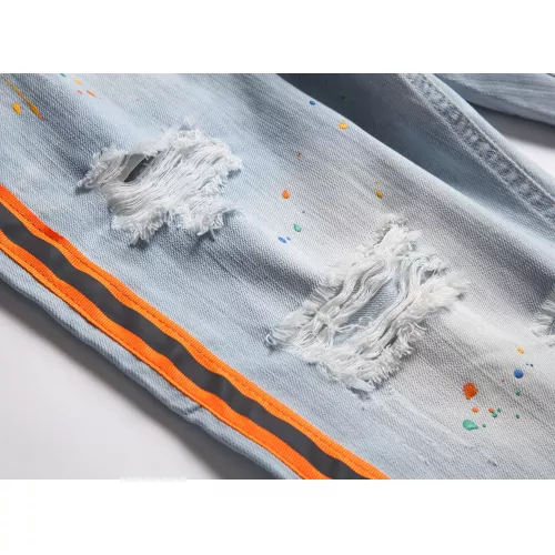 Replica Balmain Jeans For Men #1321329 $42.00 USD for Wholesale