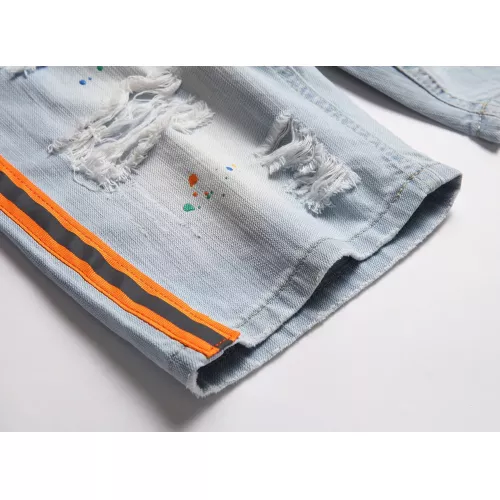 Replica Balmain Jeans For Men #1321329 $42.00 USD for Wholesale