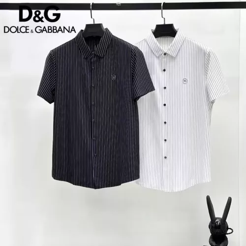 Replica Dolce & Gabbana D&G Shirts Short Sleeved For Men #1321425 $52.00 USD for Wholesale
