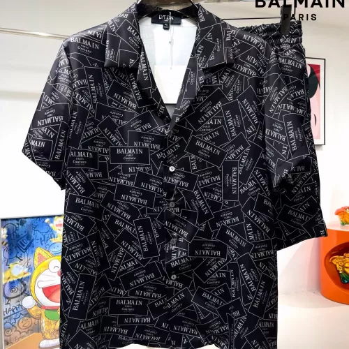 Balmain Tracksuits Short Sleeved For Men #1321432
