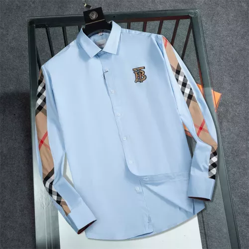 Burberry Shirts Long Sleeved For Men #1321460
