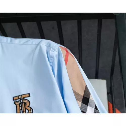 Replica Burberry Shirts Long Sleeved For Men #1321460 $40.00 USD for Wholesale