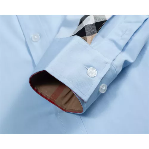 Replica Burberry Shirts Long Sleeved For Men #1321460 $40.00 USD for Wholesale