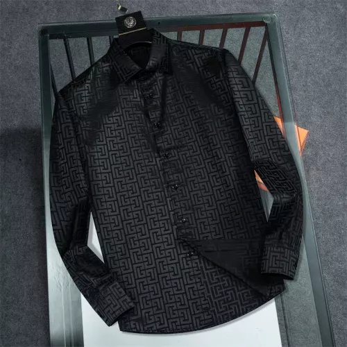 Balmain Shirts Long Sleeved For Men #1321478