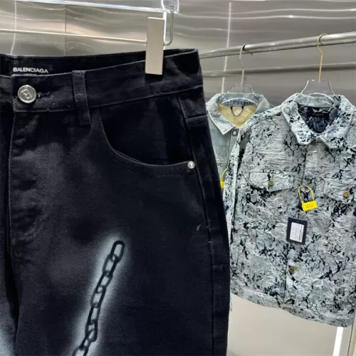 Replica Balenciaga Jeans For Men #1322223 $64.00 USD for Wholesale