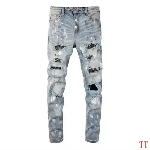 Replica Amiri Jeans For Men #1322884 $48.00 USD for Wholesale