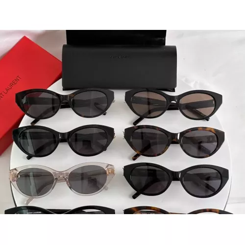 Replica Yves Saint Laurent YSL AAA Quality Sunglasses #1324473 $56.00 USD for Wholesale