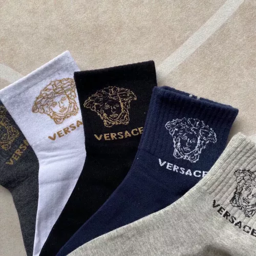 Replica Versace Socks For Men #1324493 $25.00 USD for Wholesale