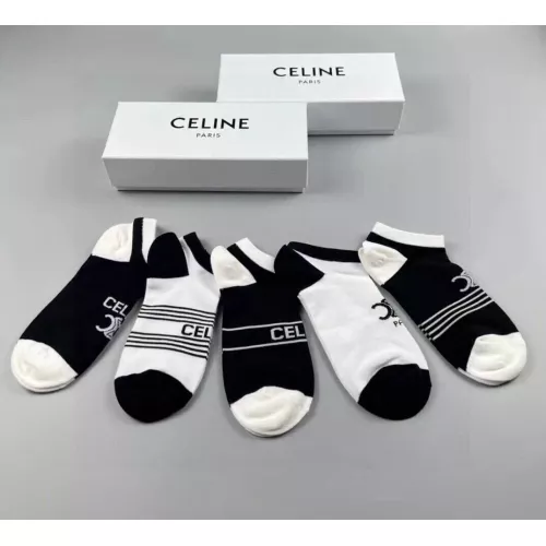 Replica Celine Socks For Women #1324513 $25.00 USD for Wholesale