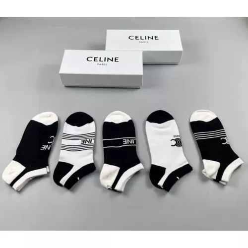 Replica Celine Socks For Women #1324513 $25.00 USD for Wholesale