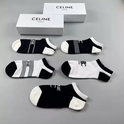 Replica Celine Socks For Women #1324513 $25.00 USD for Wholesale