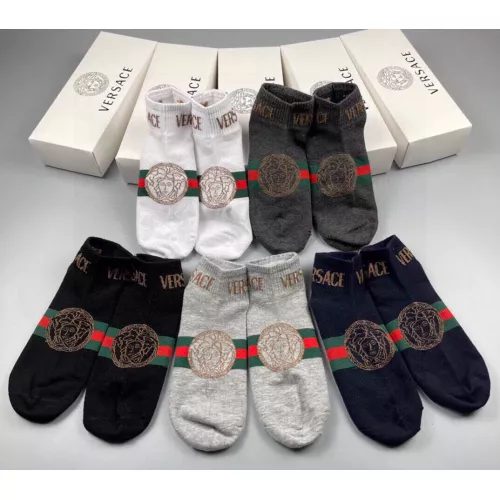 Versace Socks For Men #1324620, $25.00 USD, [ITEM#1324620], Versace Socks