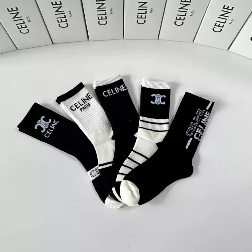 Replica Celine Socks #1324637 $29.00 USD for Wholesale