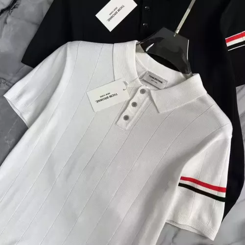 Replica Thom Browne TB T-Shirts Short Sleeved For Men #1328123 $42.00 USD for Wholesale