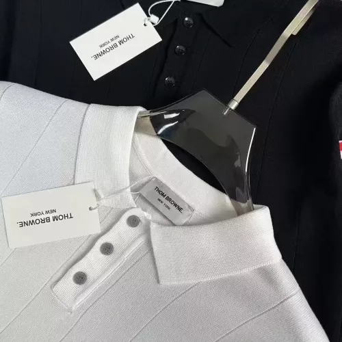 Replica Thom Browne TB T-Shirts Short Sleeved For Men #1328123 $42.00 USD for Wholesale