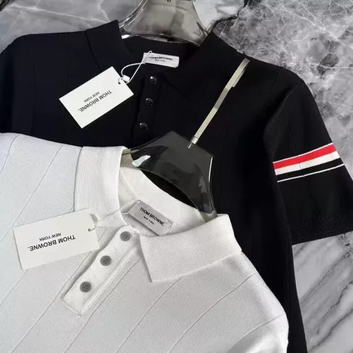 Replica Thom Browne TB T-Shirts Short Sleeved For Men #1328123 $42.00 USD for Wholesale