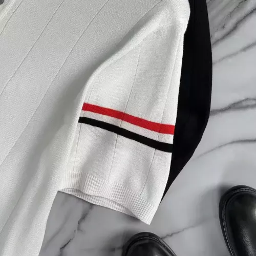 Replica Thom Browne TB T-Shirts Short Sleeved For Men #1328123 $42.00 USD for Wholesale
