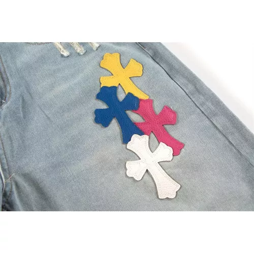 Replica Chrome Hearts Jeans For Unisex #1328503 $56.00 USD for Wholesale