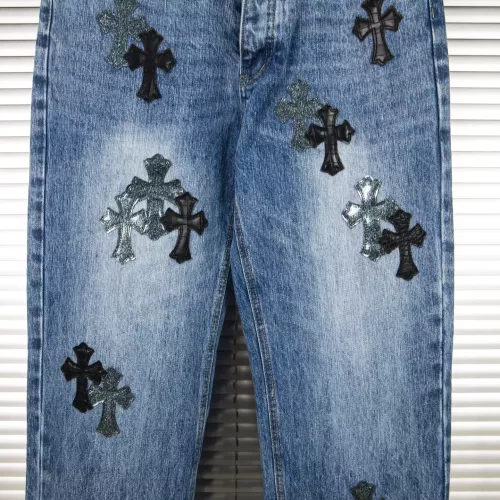 Replica Chrome Hearts Jeans For Men #1328546 $72.00 USD for Wholesale