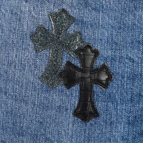 Replica Chrome Hearts Jeans For Men #1328546 $72.00 USD for Wholesale
