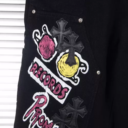 Replica Chrome Hearts Jeans For Men #1328550 $72.00 USD for Wholesale