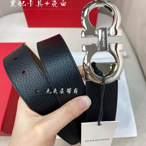 Replica Salvatore Ferragamo AAA Quality Belts In 3.5cm For Men #1328808 $56.00 USD for Wholesale
