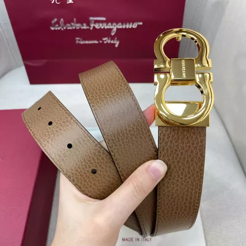 Replica Salvatore Ferragamo AAA Quality Belts In 3.5cm For Men #1328831 $56.00 USD for Wholesale