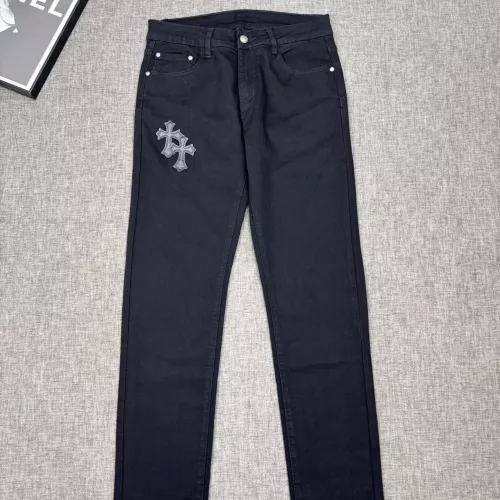 Replica Chrome Hearts Jeans For Men #1329072 $96.00 USD for Wholesale