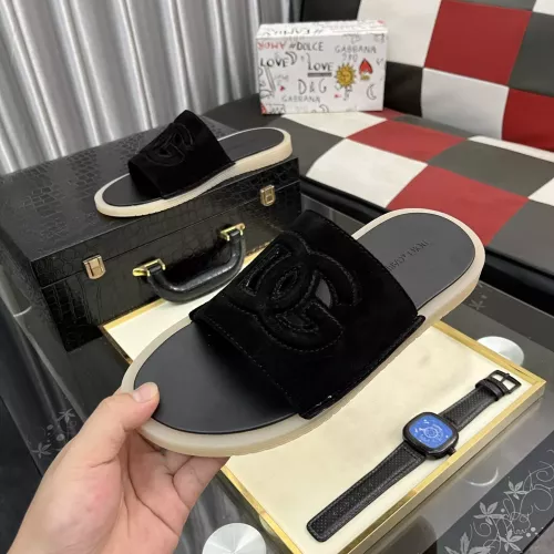 Replica Dolce & Gabbana D&G Slippers For Men #1329532 $52.00 USD for Wholesale
